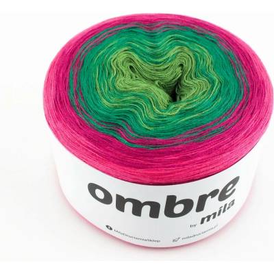 MILA Příze OMBRE Classic 1200m/3nitky M039R - Meloun