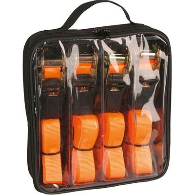 KETRIS Stahovací popruhy s ráčnou 5m/25mm, 2-dílný, 4 ks v balení | Zboží Auto