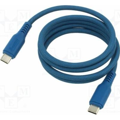 Sunny EPCCTCRC10ABIC USB 2.0 USB C vidlice z obou stran 1m modrý
