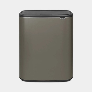 Brabantia 2 х 30 л цвят платина кош за смет Brabantia от серия Bo Touch (1001271)