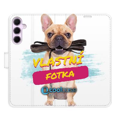 Flip pouzdro pro Samsung Galaxy A35 5G s vlastním motivem a kapsičkami na karty - iSaprio (Flip knížkové pouzdro, kryt, obal iSaprio na mobil Samsung Galaxy A35 5G s vlastním potiskem - fotkou, 360° o