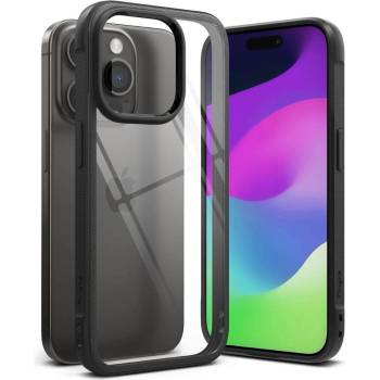 Ringke Противоударен Калъф за iPhone 15 Pro, RINGKE Fusion Bold Case, Черен (8809919307444)