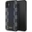 DKNY Кейс DKNY Leather Checkered Mono Pattern MagSafe за iPhone 11 / Xr, черен (3666339259730)
