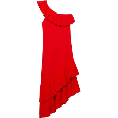 MANGO Плетена рокля 'Oley' червено, размер XS