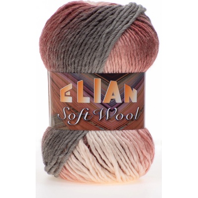 VSV Pletací příze Elian Soft Wool 354 - růžová