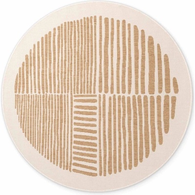 Ted Baker Кремав/в естествен цвят кръгъл килим за открито и закрито ø 160 cm Haringey Bounds - Ted Baker (106391-160)