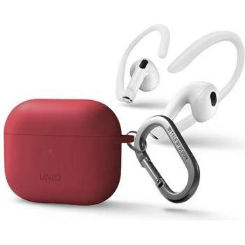 UNIQ Калъф UNIQ Nexo, за Apple AirPods 3, с рамки, за слушалките, силикон, корал (KXG0019420)