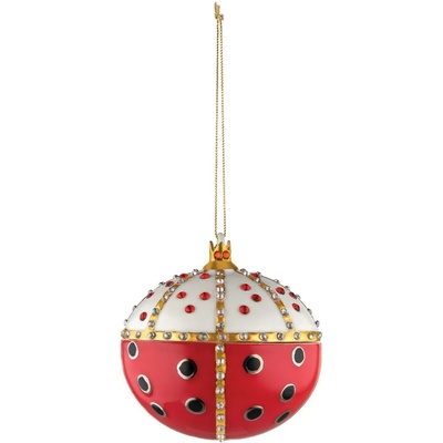 Alessi Коледен орнамент RE COCCINELLO, червен, Alessi (ALMJ168)