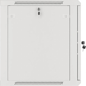 Lanberg rack cabinet 19" wall-mount 12U/600x600 for self-assembly with metal door grey (flat pack) (WF01-6612-00S) - gtcomputers