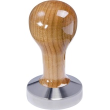 Buna Café Tamper třešeň, lak, nerez mat, plochý 57,5 mm