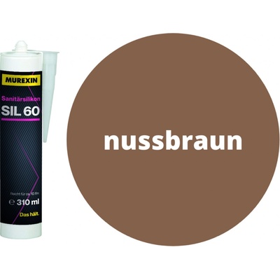 Murexin SIL 60 Sanitárny silikón 310 g nussbraun