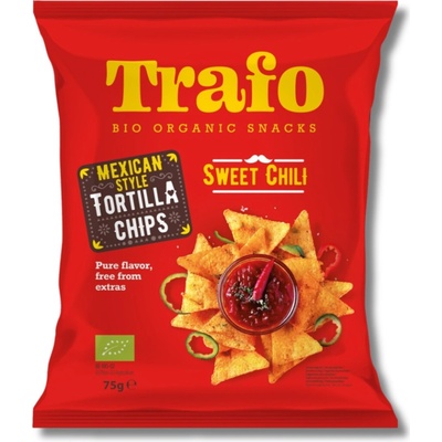 TRAFO Bio Tortilla chipsy s příchutí chilli 75 g