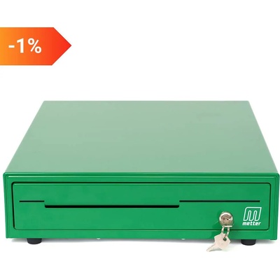 Metter Метално чекмедже за пари Metter CDE350-GREEN, зелено (CDE350-GREEN)