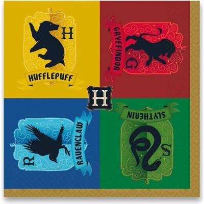 Amscan Servítky papierové Harry Potter House 33x33cm