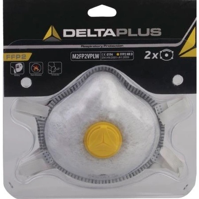 Delta Plus M2FP2VPLW Respirátory FFP2 Biela, nastaviteľná 5 ks