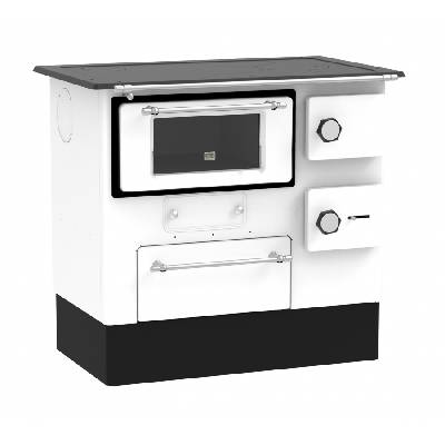 ALFA PLAM ALFA PLAM, sporák REGULAR 46 ECO, teplovzdušný 8 kW, levý, bílý