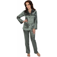 De Lafense saténové dámské Classic dlouhé šedé