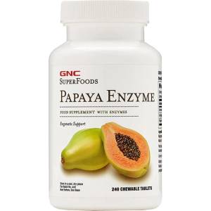 GNC Papaya Enzyme [240 Дъвчащи таблетки]