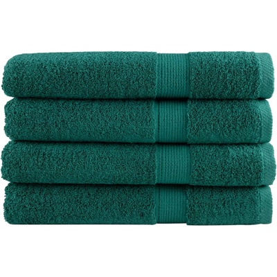 vidaXL Премиум кърпи SOLUND 4 бр зелени 100x200 см 600 gsm (137342)