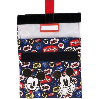 Stor textilné desiatové vrecúško Mickey Mouse Snack 41005