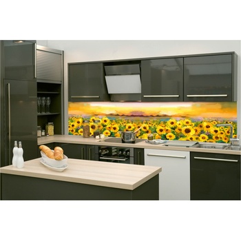 DIMEX ART s. r. o Фототапет за кухня - картина на слънчогледи 260 x 60 см