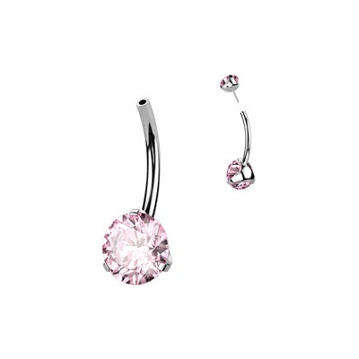 Šperky4U Push In piercingu do pupíku titan TIT1273-P