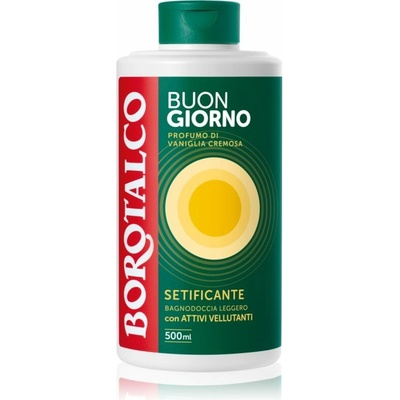 Borotalco Good Morning Silky jemný sprchový gel vůně Creamy Vanilla 500 ml