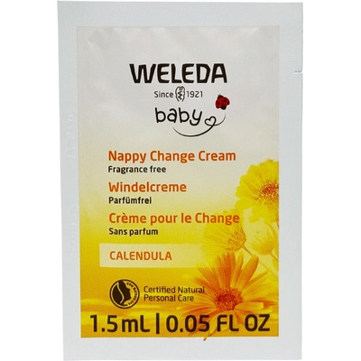 WELEDA Nechtíkový krém na zadoček bez parfumácie 1,5 ml