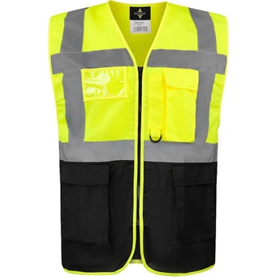 Korntex Hamburg Multifunkčná reflexná vesta KX810 Signal Yellow