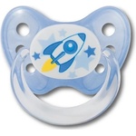 Dentistar Силиконова залъгалка с халка Dentistar - Ракета, размер 2 (22291) - ozone