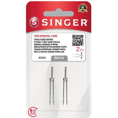 Singer 2024 - 90/14, 4, 0 mm - 2x Игла за шевна машина (N202414M203)