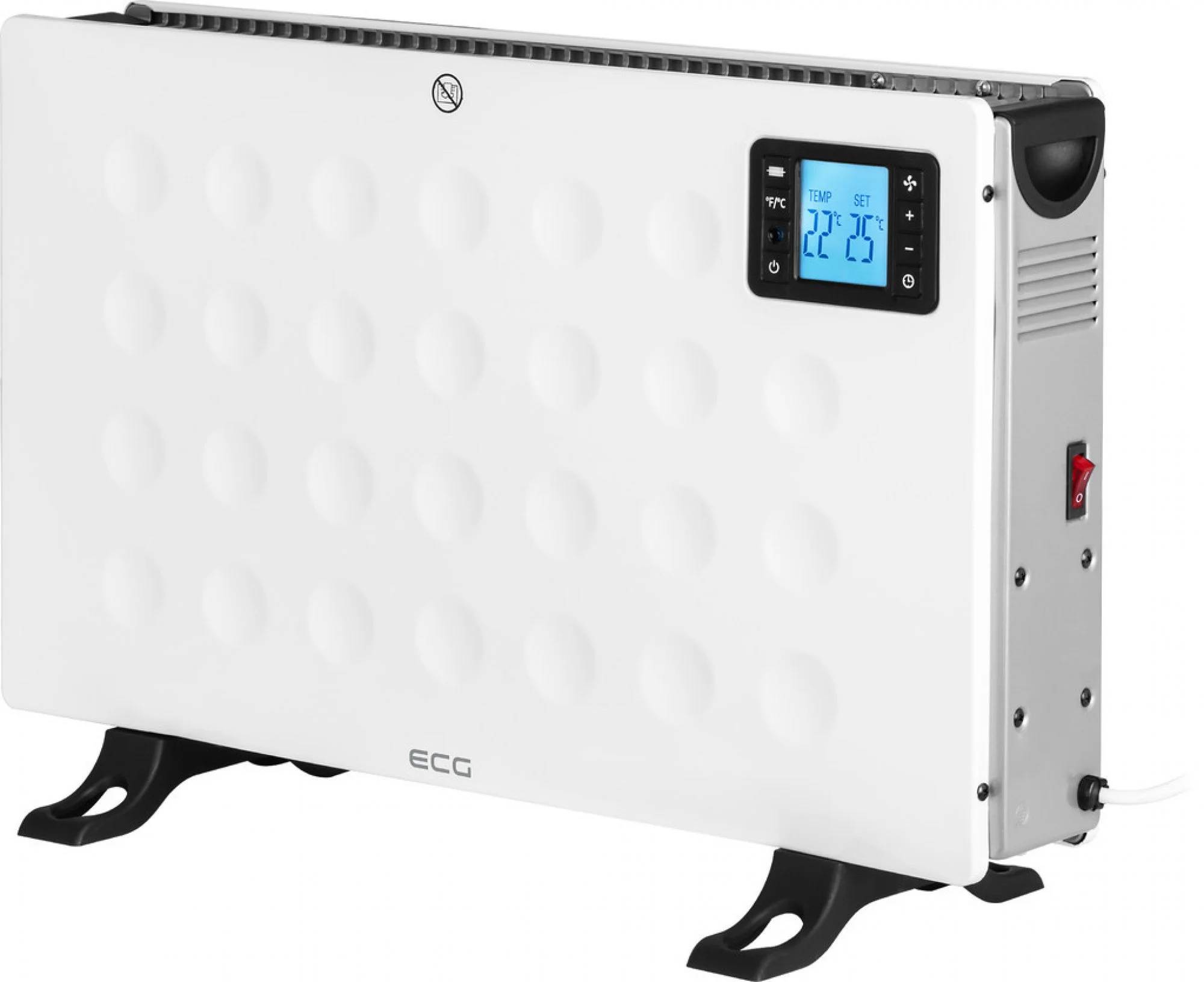 ECG TK 2080 DR White - Riscaldatore a convettore
