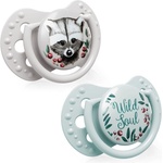 LOVI Силиконови залъгалки Lovi - Wild Soul, 0-3 m, 2 броя, Сини (22/882b)