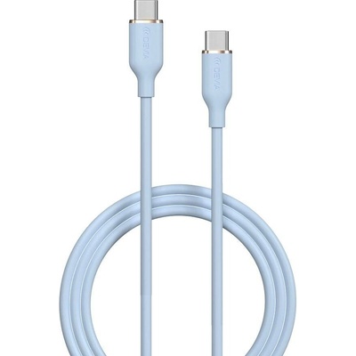 Devia EC632 USB-C - USB-C, 3A, 60W, 1,2m, modrý