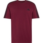 adidas Мъжка тениска adidas Essentials Single Jersey Left Chest Branded Tee T-shirt - Team Maroon 2 / Black (217-0476-0512)