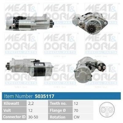 Startér MEAT & DORIA 5035117