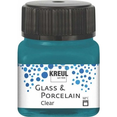 Kreul Barva na sklo a porcelán clear 20 ml TYRKYSOVÁ