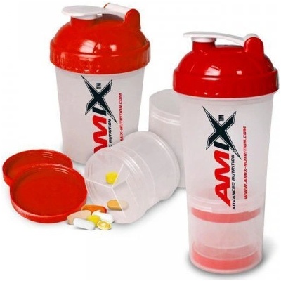 AMIX Shaker Monster Bottle Color 600ml, růžová, 600ml