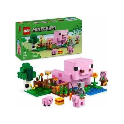 LEGO® LEGO® Minecraft The Baby Pig House 21268, 238 pcs