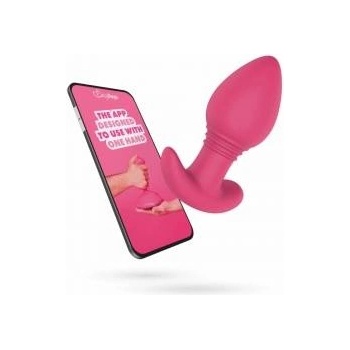 Boss of Toys EasyConnect Axel Pink App-Controlled Vibrating Anal Device, Silicone