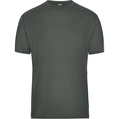 James & Nicholson pánské triko JN1808 Dark Grey Solid