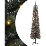 vidaXL С изкуствено коледно дърво с 300 LED светодиода Зелен 210 cm (3395952)
