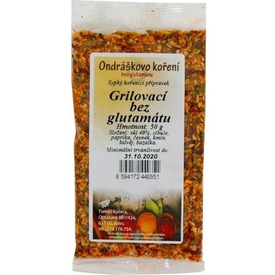 Ondráškovo korenie Grilovacie bez glutamanu 50 g