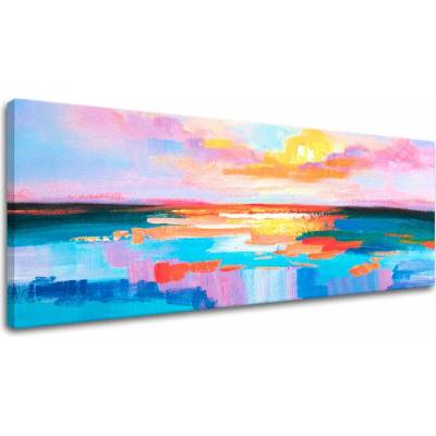 Obraz na plátne ZÁPAD SLNKA - 120x40 cm