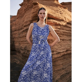 Moodo Синя шарена миди рокля Moodo Moodo | Sin | ЖЕНИ | S