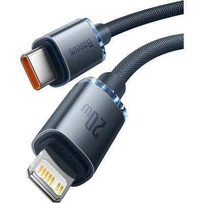 Baseus CAJY000201 Crystal Shine Series Dátový USB-C - Lightning 20W, 1,2m