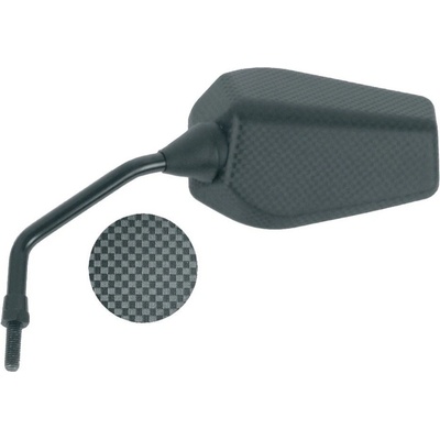 VICMA levé zrcátko, průměr závitu 8mm, pravá strana, barva carbon DERBI ATLANTIS, GP1, PEUGEOT XPS 50 2003-2009 (E151I)