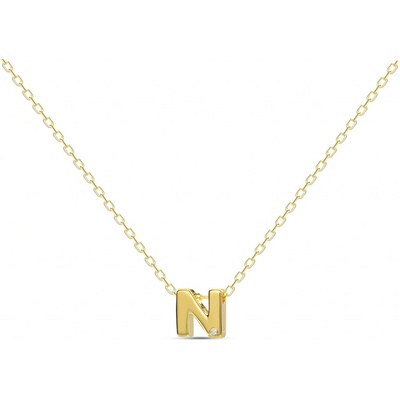 Mosuo Pozlacený letter N gold OMS300028