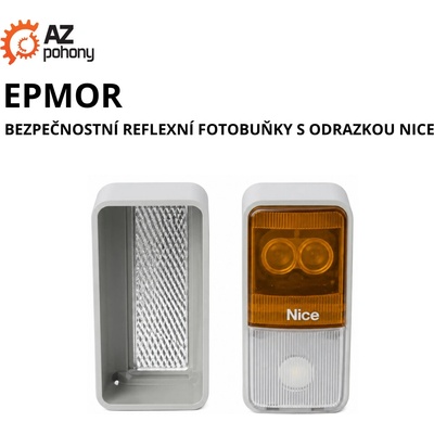 EPMOR - bezpečnostní reflexní fotobuňky s odrazkou NICE