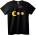 NOONEBRAND Тениска Bitcoin яде долар и евро - 2XL, Black